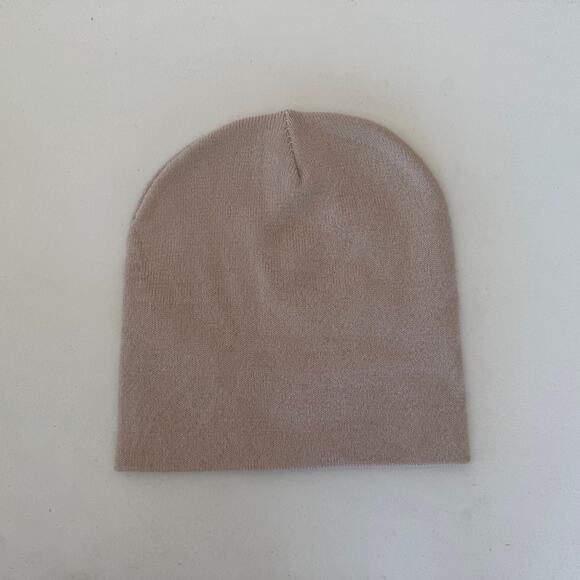 grunge gothic punk tan & red star beanie - Picture 5 of 6